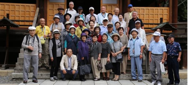 諏訪大社での記念ショット