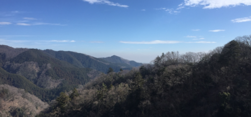 厳寒2月の刈寄山