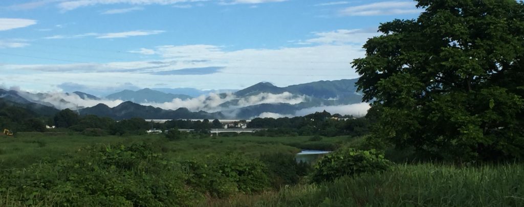 秋川グリーンスポーツ公園を望む