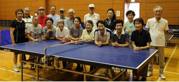 ピンポンクラブの皆さん
