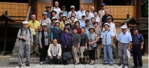 諏訪大社での記念ショット