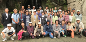 大谷資料館にて、研修会の参加メンバー