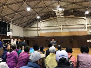 工学院大学の村上教授からレクチャーを受ける