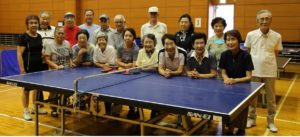 卓球部メンバー