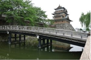 高島城・・浮城と庭園