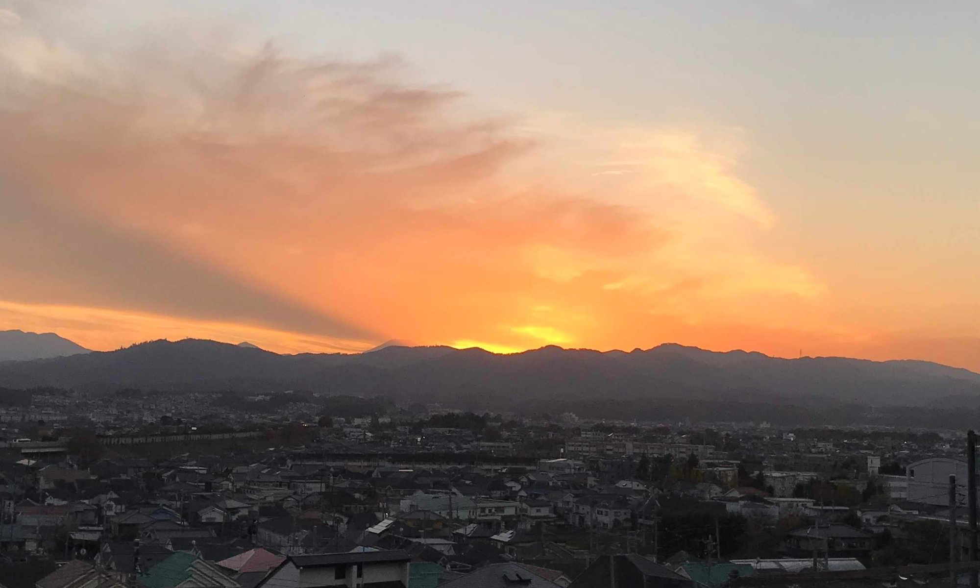 2018_師走の日の入り