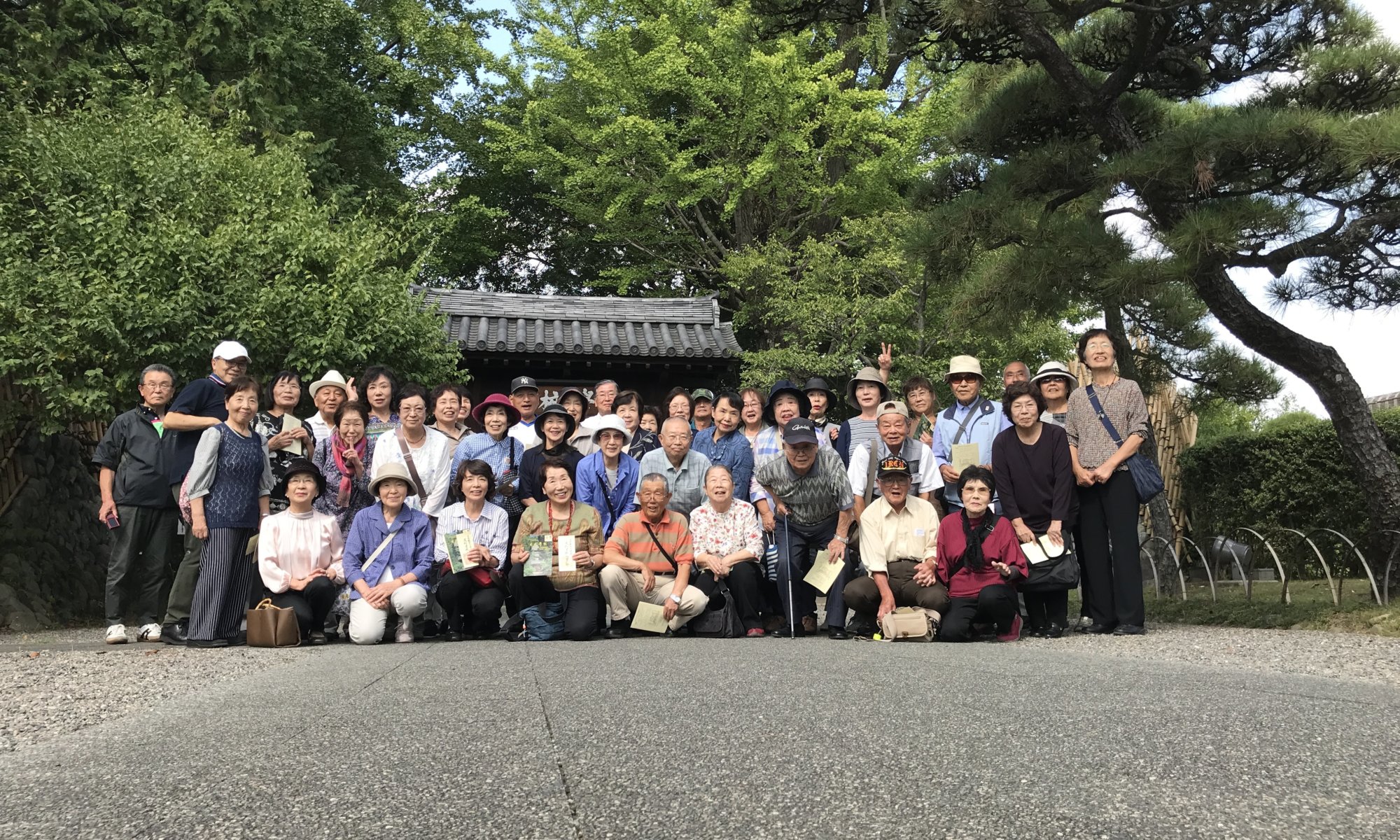 足利学校前にて勢揃い!