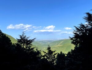 陣馬山からの八王子市街