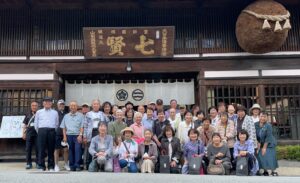 「七賢」前にて全員集合