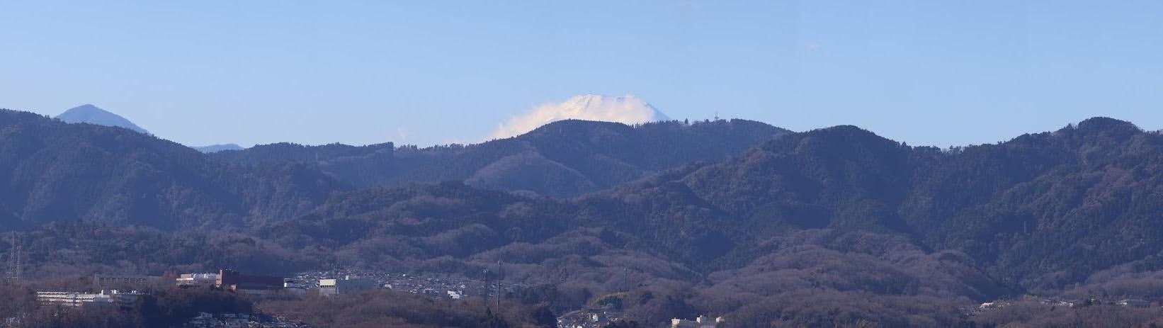甲の原中学校からの富士山方面